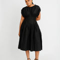 Detailed Linen Dress