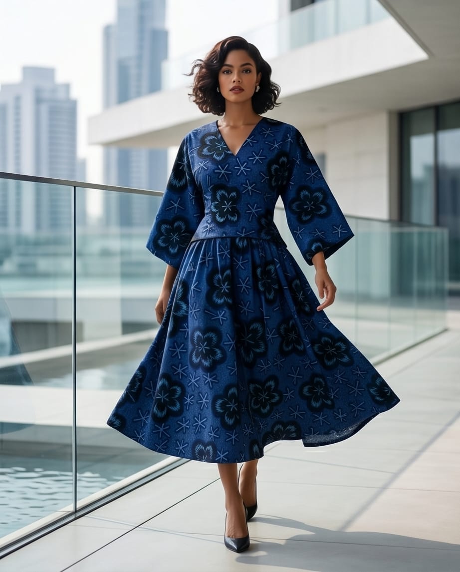 Luxe Ankara Skirt Set