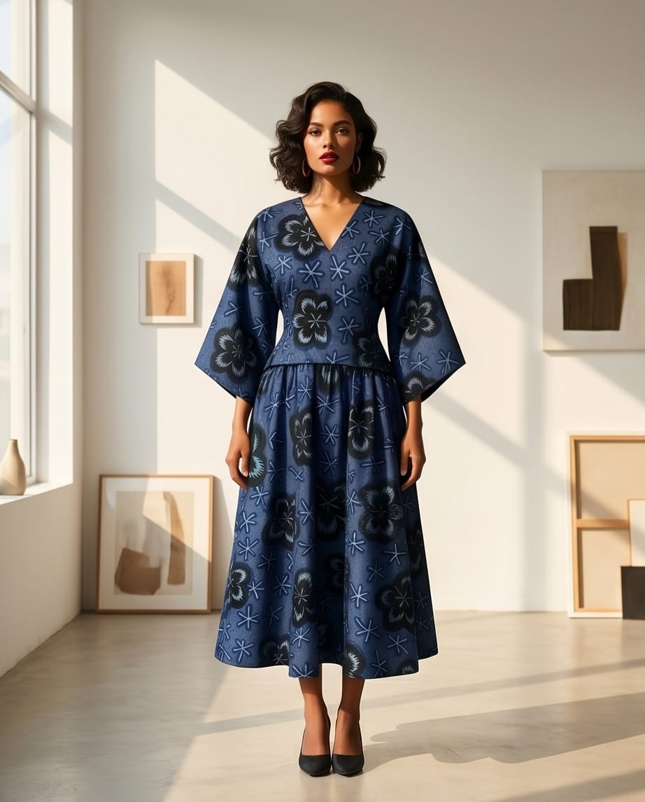 Luxe Ankara Skirt Set